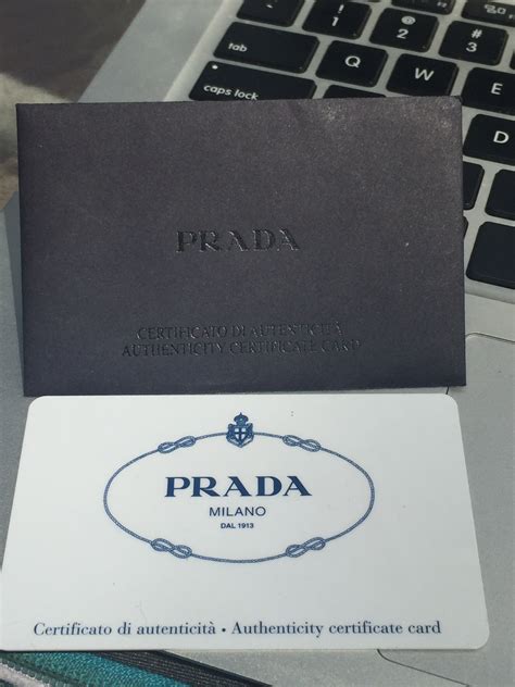 fake authenticity card prada|prada authenticity card blank.